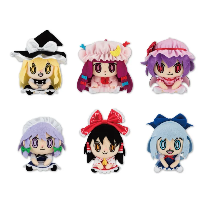 Touhou Project Chimarinzu Mascot Plush Collection 1 Touhou Project Chimarinzu Mascot Plush Collection