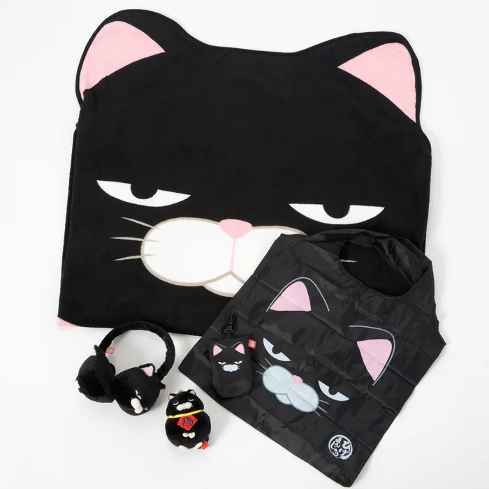 Hige Manjyu Kuromame The Grumpy Black Cat Set 1 Hige Manjyu Kuromame The Grumpy Black Cat Set