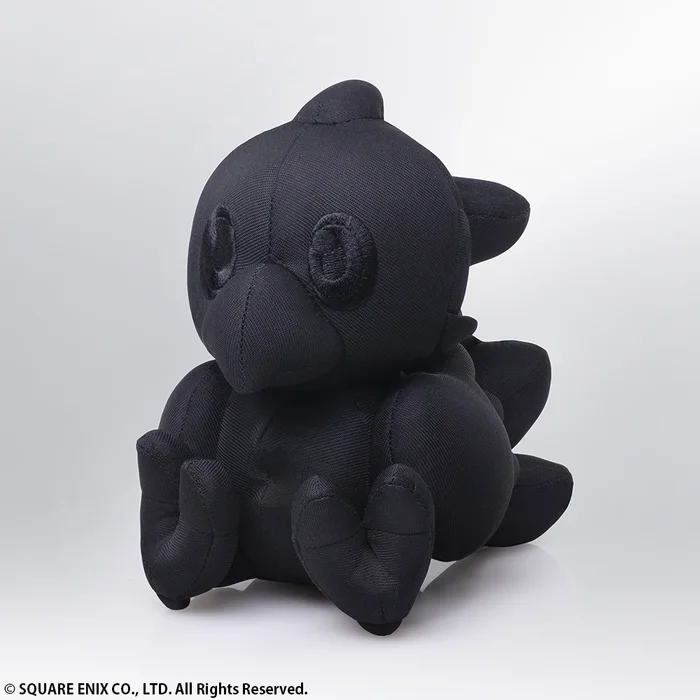 Square Enix Final Fantasy Chocobo Autograph Plush: Black Ver. 2 Square Enix Final Fantasy Chocobo Autograph Plush: Black Ver. - Image 2