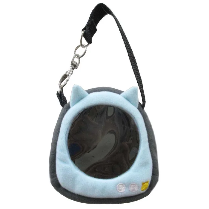 Neko-dango Osan-Pouch Light Blue Cat Carrying Case 1 Neko-dango Osan-Pouch Light Blue Cat Carrying Case