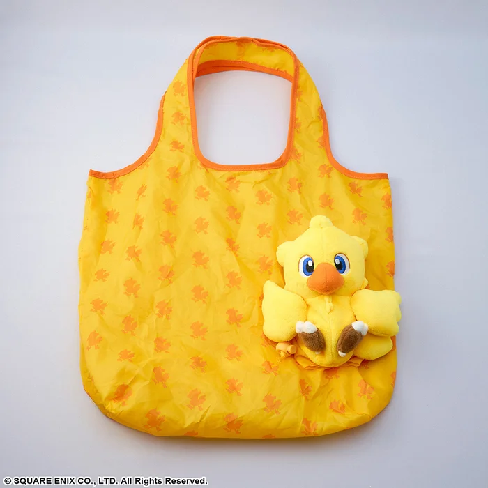 Square Enix Final Fantasy Chocobo Plush Eco Bag 1 Square Enix Final Fantasy Chocobo Plush Eco Bag