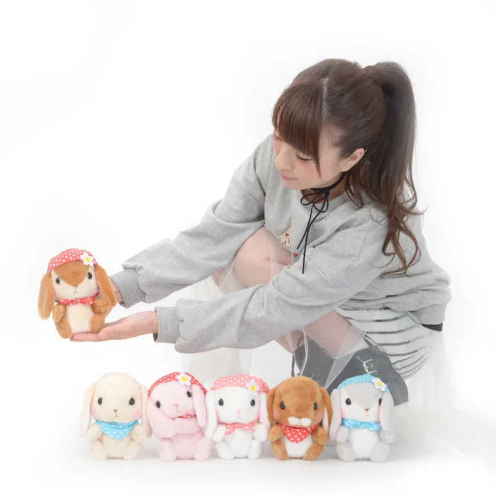 Pote Usa Loppy Zukin Rabbit Plush Collection (Standard) 1 Pote Usa Loppy Zukin Rabbit Plush Collection (Standard)