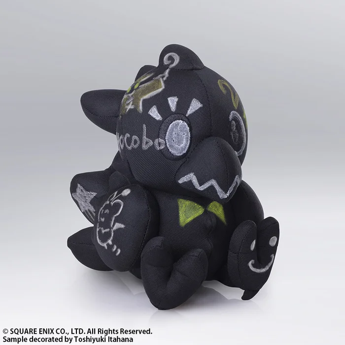 Square Enix Final Fantasy Chocobo Autograph Plush: Black Ver. 5 Square Enix Final Fantasy Chocobo Autograph Plush: Black Ver. - Image 5