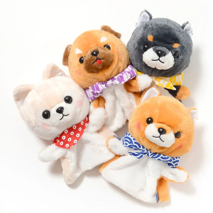 Mameshiba San Kyodai Dog Hand Puppets 2 Mameshiba San Kyodai Dog Hand Puppets - Image 2